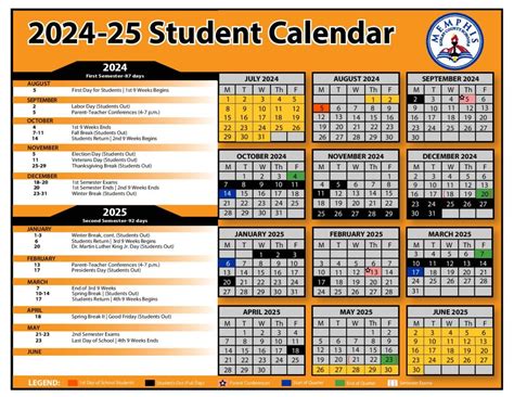 Memphis Shelby County Schools Calendar 2024-25 - Lauri Moselle