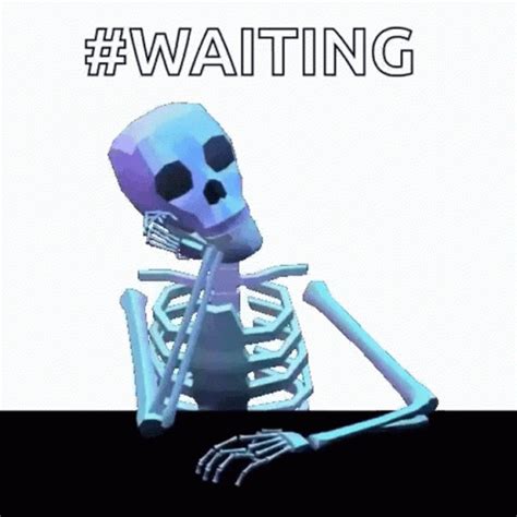 Skeleton Waiting GIF - Skeleton Waiting Bored - Descubre y comparte GIF