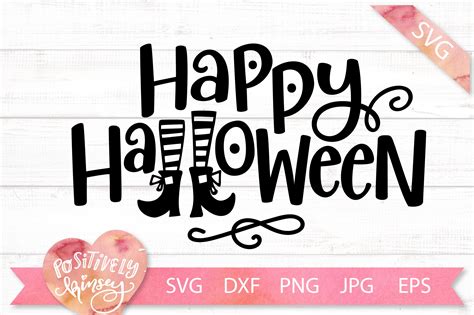 Happy Halloween SVG DXF PNG EPS Halloween Sign SVG Design (335504 ...