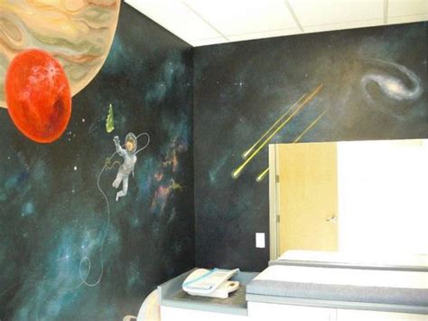 Space Room Murals Design Ideas | Room murals, Mural, Kids room wall murals