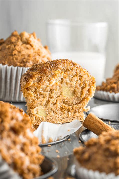 Applesauce Muffins - Nutmeg Nanny