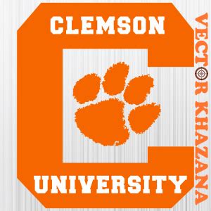 Clemson University SVG | Clemson Tigers football PNG