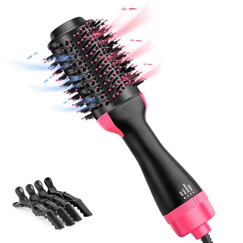 Buy Hot Air Brush, Blow Dryer Brush, One Step Hair Dryer and Volumizer 3 in 1 Upgrade Feature ...