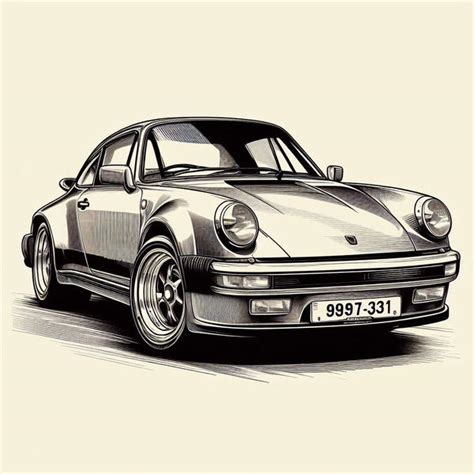 Porsche 911 sketch by KruisinMedia on DeviantArt