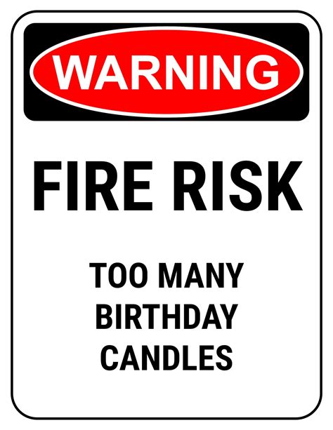 Signs for Birthday Awesome Funny Safety Signs to Download and Print | Birthday wishes funny ...