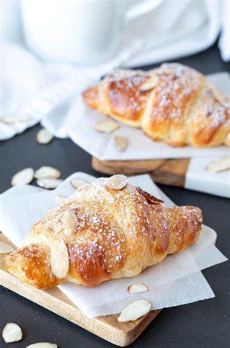 Almond Croissants - Butter and Bliss | Recipe | Almond croissant, Homemade croissants, Homemade ...