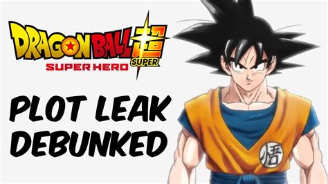 Dragon Ball Super Super Hero Plot Leak DEBUNKED - YouTube