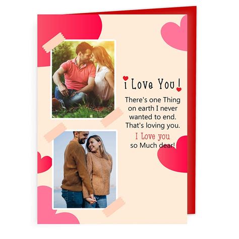 Personalised Love Greeting Card : Gift/Send/Buy Stationery & Desk ...