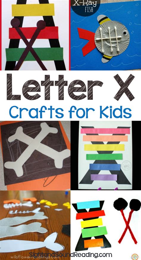 Letter X Crafts for Kindergarten