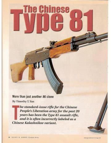 The Chinese Type 81 Rifle Showcase Guns And Ammo Magazine : Timothy T ...