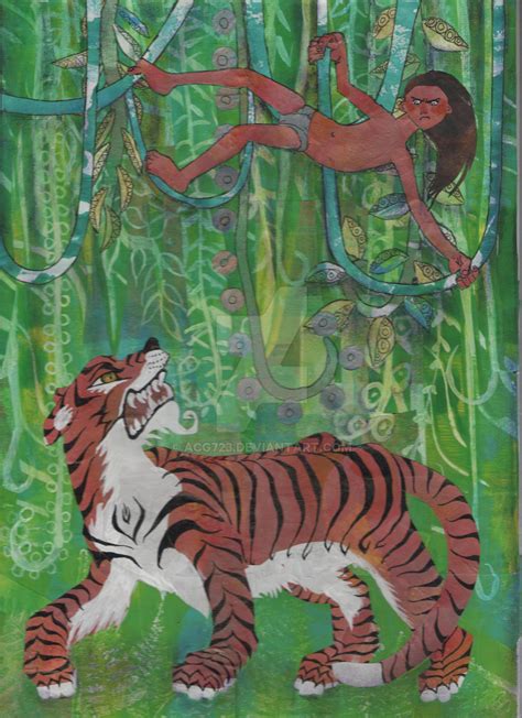 Mowgli and Shere Khan by acg723 on DeviantArt