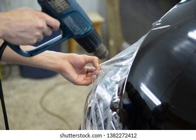 Car Paint Protection Film Installing Stock Photo 1382272412 | Shutterstock