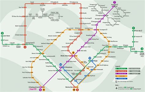 Singapore Mrt Map Printable - Printable Maps