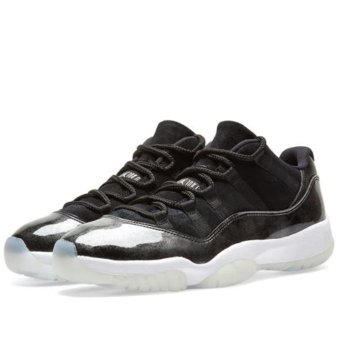 Nike Air Jordan 11 Retro Low Black, White & Metallic Silver | END. (US)