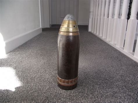 WW1 era? Artillery 17 Pounder shell complete with fuse | in Carrickfergus, County Antrim | Gumtree