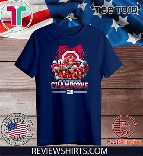 2019 Big Ten Conference Champions Player T Shirt - ShirtElephant Office