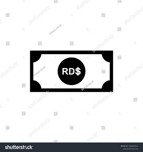 Dominican Republic Currency Symbol Dominican Peso Stock Vector (Royalty ...