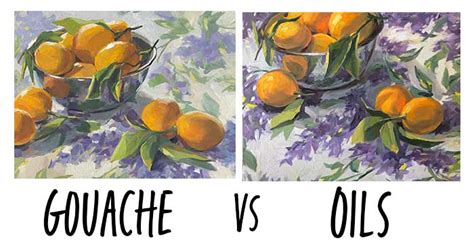 Gouache vs. Oil Paints – Heather's Fine Art