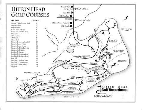 Hilton Head Golf Course Map | Hilton Head Golf Vacations