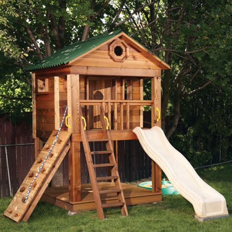 Outdoor Playhouses with Slide | Foter