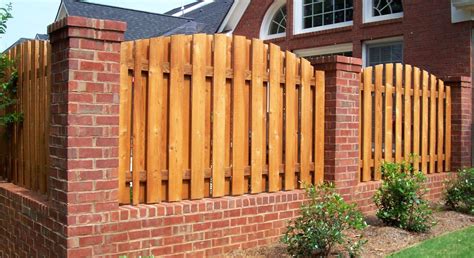 Picket Fences - Modern Design 1 | Wood fence, Fence design, Brick fence