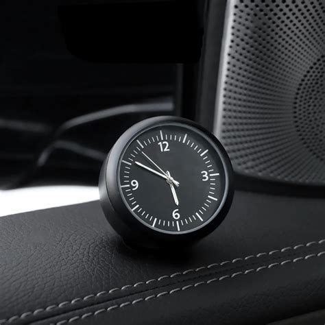 Luminous Car Clock Automobiles Ornament Auto Quartz Watch Automotive Internal Dashboard Time ...