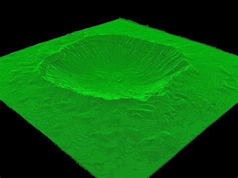 Meteor Crater Meteorite Impact 3D - TurboSquid 1489392