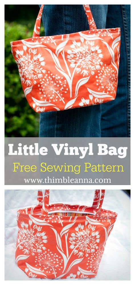 Little Vinyl Bag Free Sewing Pattern