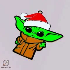 Baby Yoda Christmas Tree Decoration par Frikarte3D | Téléchargez gratuitement un modèle STL ...