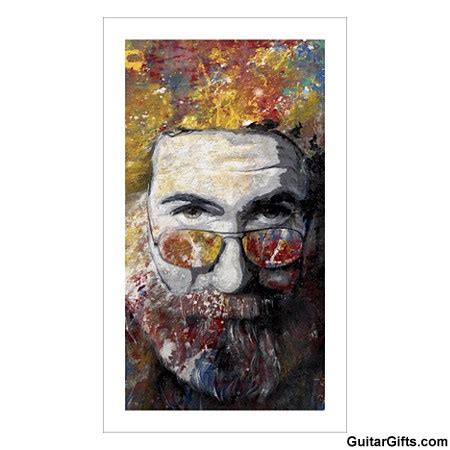 Jerry Garcia Art Print | Drummer Gifts and Music Gifts for All Musicians