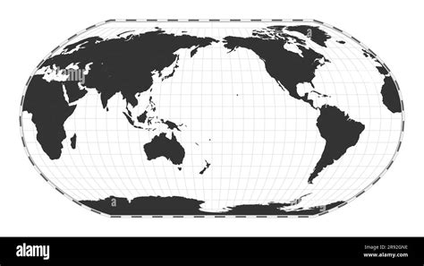 Robinson projection vector Black and White Stock Photos & Images - Alamy