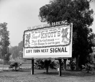 Knott's Berry Farm, circa 1962 | A Christmas billboard at Kn… | Flickr