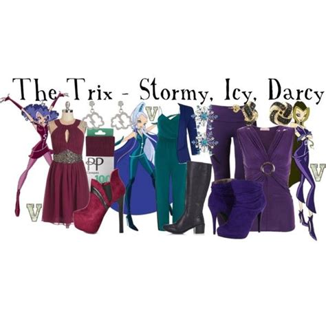 The Trix - Stormy, Icy, Darcy (Winx Club) | Anime inspired outfits, Halloween outfits, Fairy ...