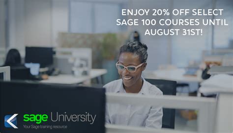 Sage Offers Discounted Training for Sage University