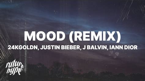 24kGoldn - Mood Remix (Lyrics) ft. Justin Bieber, J Balvin, Iann Dior Chords - Chordify