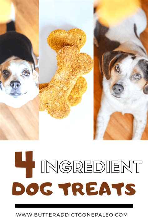 4-Ingredient Dog Treats - Butter Addict Gone Paleo!