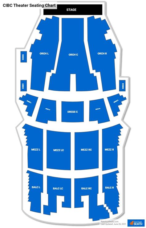 Dress Circle Right Center at CIBC Theater - RateYourSeats.com