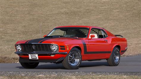 Muscle Car, Ford Mustang Boss 302, Fastback, Red Car, Car wallpaper ...