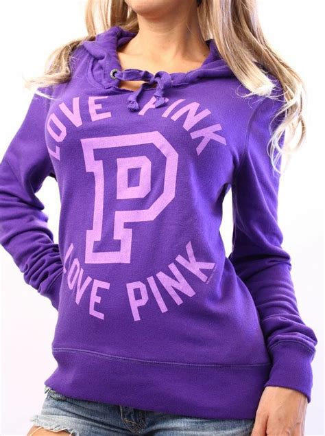 Victoria's Secret Love PINK Pullover Hoodie Sweatshirt Neon NWT