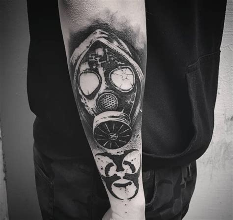15 Top Gas Mask Tattoo Design Ideas for Girls and Men in 2020