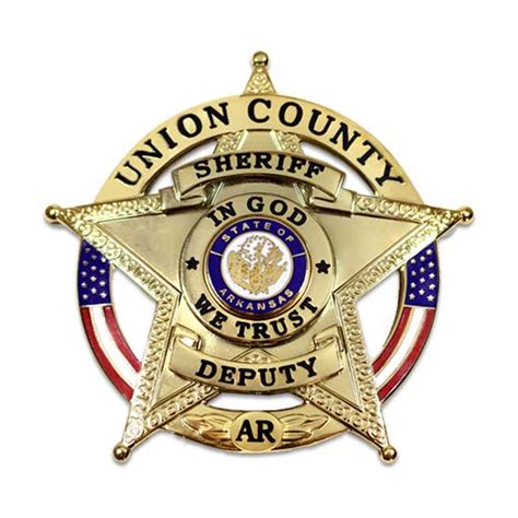 Union County, AR Sheriff Badge - SymbolArts