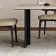 Greyleigh Vintage Designer Dining Table Stone Top Metal Base Dining Table | Wayfair