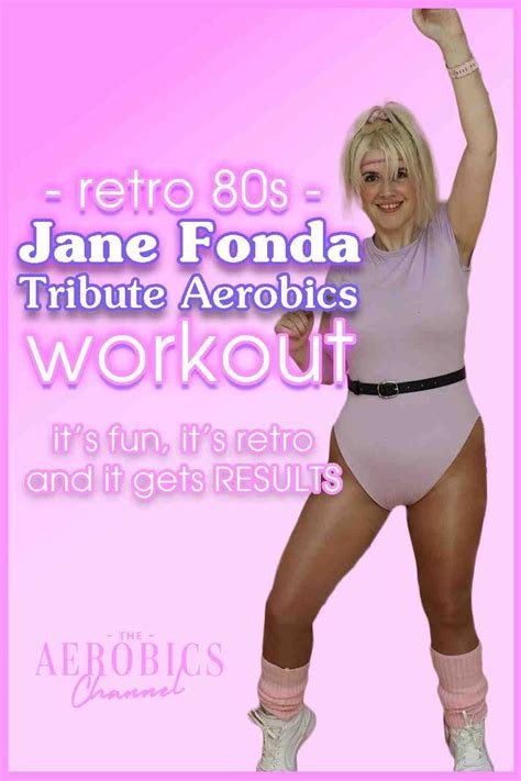 The Jane Fonda Tribute Workout | No Equipment 80s Aerobics Workout ...