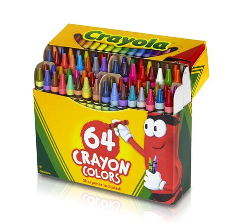 64 Crayons With Sharpner - Grand Rabbits Toys in Boulder, Colorado