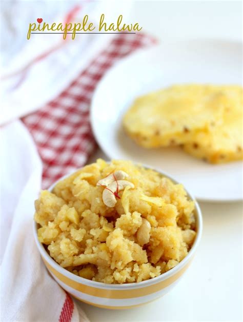 Pineapple Halwa Recipe, How to make Pineapple Suji Sheera