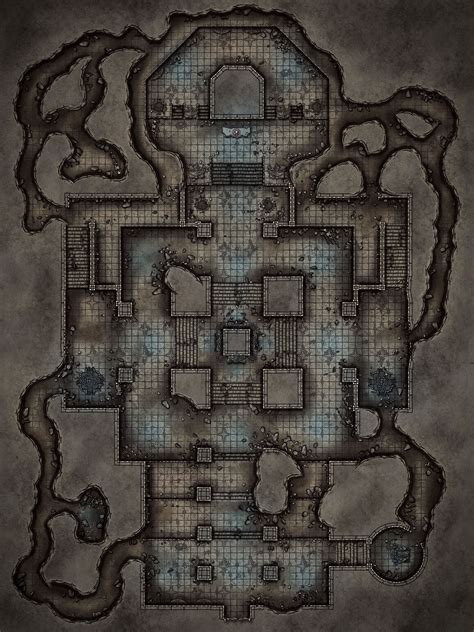 Temple Dungeon | Inkarnate - Create Fantasy Maps Online