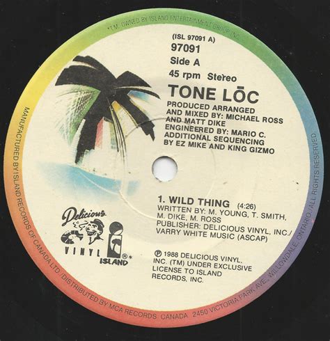 Tone Loc - Wild Thing (1988, Vinyl) | Discogs