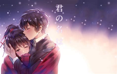 Couple Kiss Romantic Anime Wallpapers - Wallpaper Cave