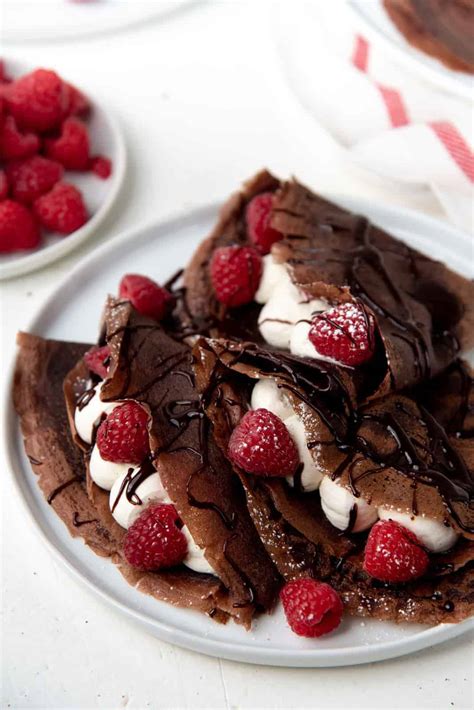 Perfect Chocolate Crepes - The Flavor Bender