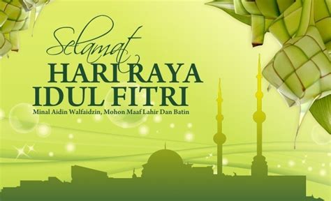 Koleksi Desain Ucapan Selamat Idul Fitri - Kartu Lebaran - Inilah Islam